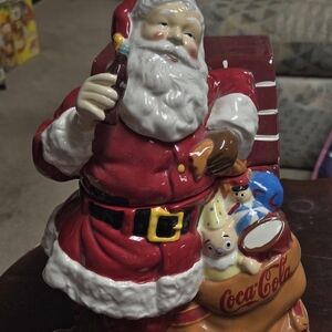 NWT Vintage 2005 Coca-Cola Santa Clause Cookie Jar